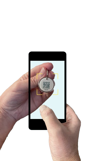 2. Åpne kamera på mobilen og skann QR-koden