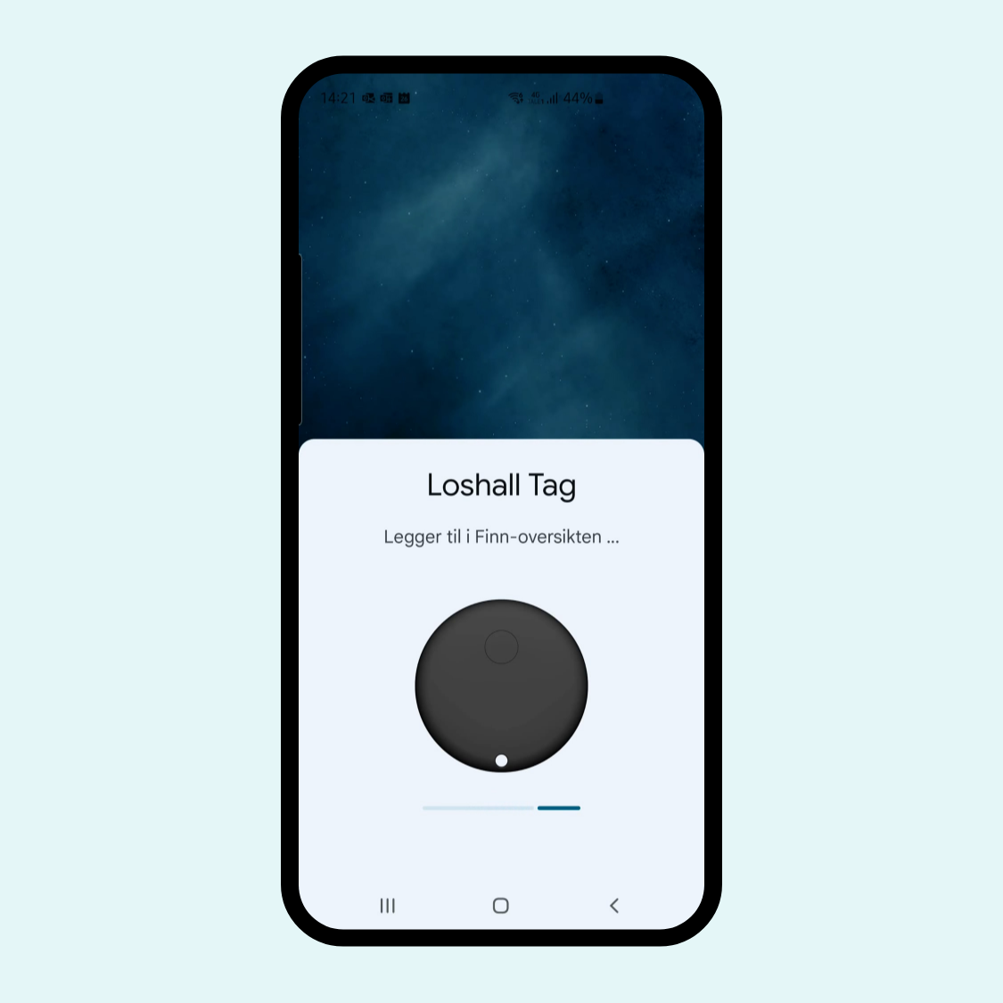 4. Vent mens brikken kobles til